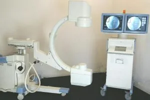 Fluoroscopy suite at Hamza Medicare